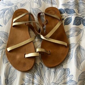 Ancient Greek sandals.